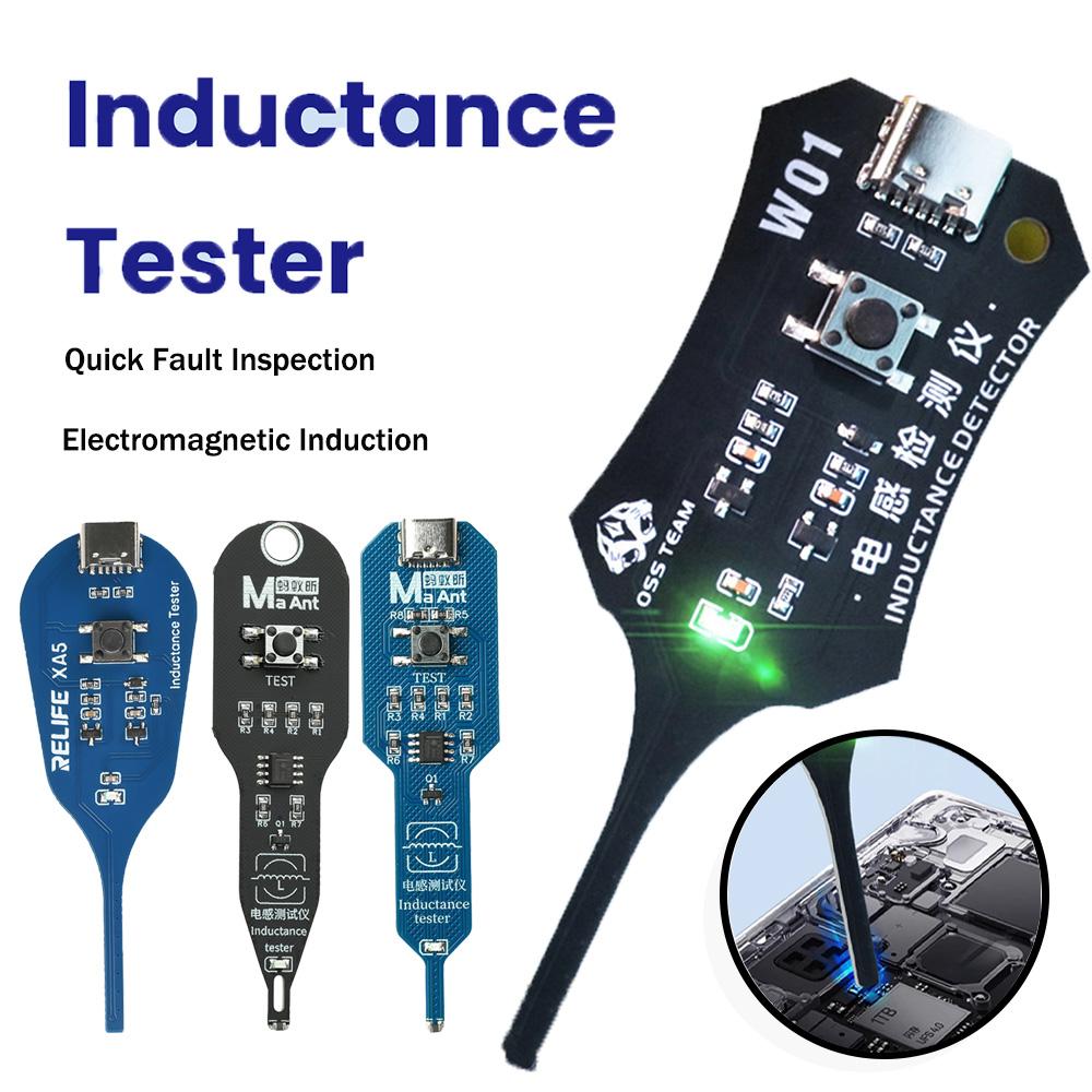 Type-C Inductance Tester Electromagnetic Non-Contact Fault Detection for Phones PCB Motherboard Repair Diagnostics Tool