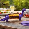 Eco-friendly Corn Forks Dinosaur Holders, Durable 3D Printing Lightweight Sturdy Prongs, Fun Holders Fork, for Hot BBQ Party Dining Table Accessories