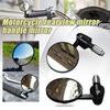 2pcs 1Pair Motorcycle Rearview Handle Bar End Mirrors Moto Accessories 16mm Universal Motorbike Handlebar Round 7/8" Handle Bar