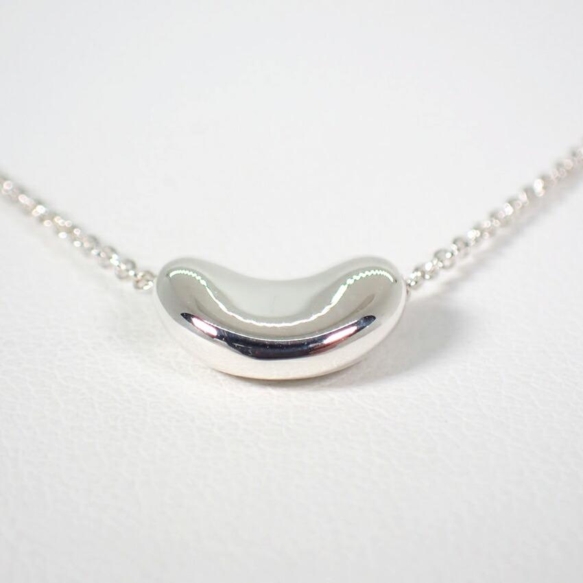 [Б/у] TIFFANY/Tiffany 925 кулон в виде боба/ожерелье/g461-12