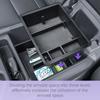 Center Console Organizer Tray for 2025 2025 Chevy Silverado EV WT and 2025 2025 GMC Sierra EV Armrest Storage Box Accessories