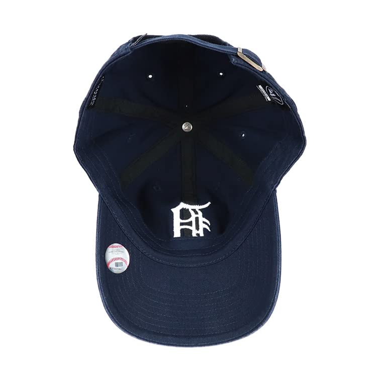 47 Brand 47 Cleanup Низкая кепка MLB Высшая лига бейсбола Шляпа Детройт Тайгерс Темно-синий Свободный размер