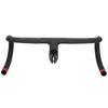400x90mm Bike Handlebar Waterproof Carbon Fiber Integrated Handlebar Bicycle Accessory