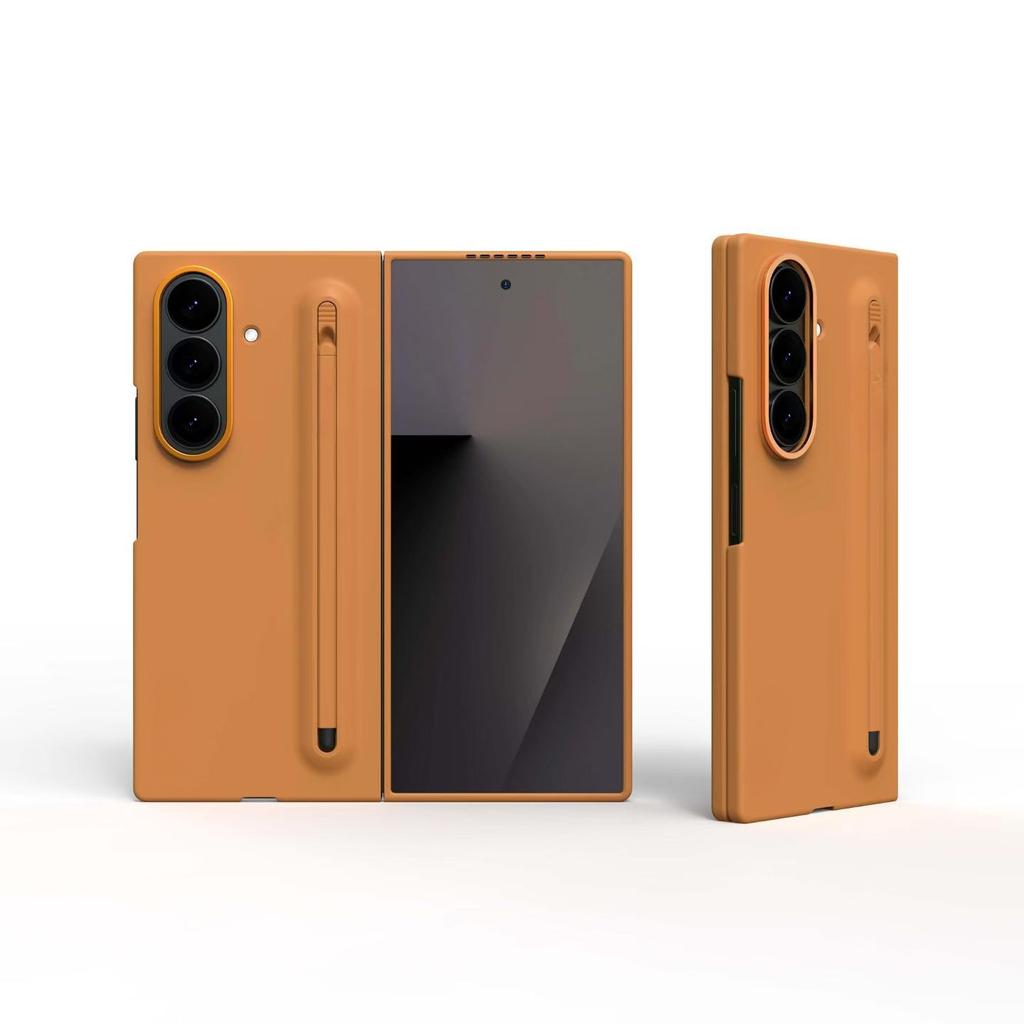 Для Samsung Z Fold 8 Skin Sense Ультратонкий Чехол для Телефона со Стилусом S Pen Передняя Рамка со Стилусом для Galaxy ZFold8 Жесткий Поликарбонатный Защитный Задний Корпус