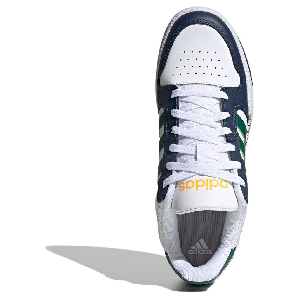 adidas Neo Entrap Ретро Удобные Прочные Легкие Низкие Кеды для Скейтбординга Унисекс Кеды для Скейтбординга Белый Зеленый Синий JQ5047