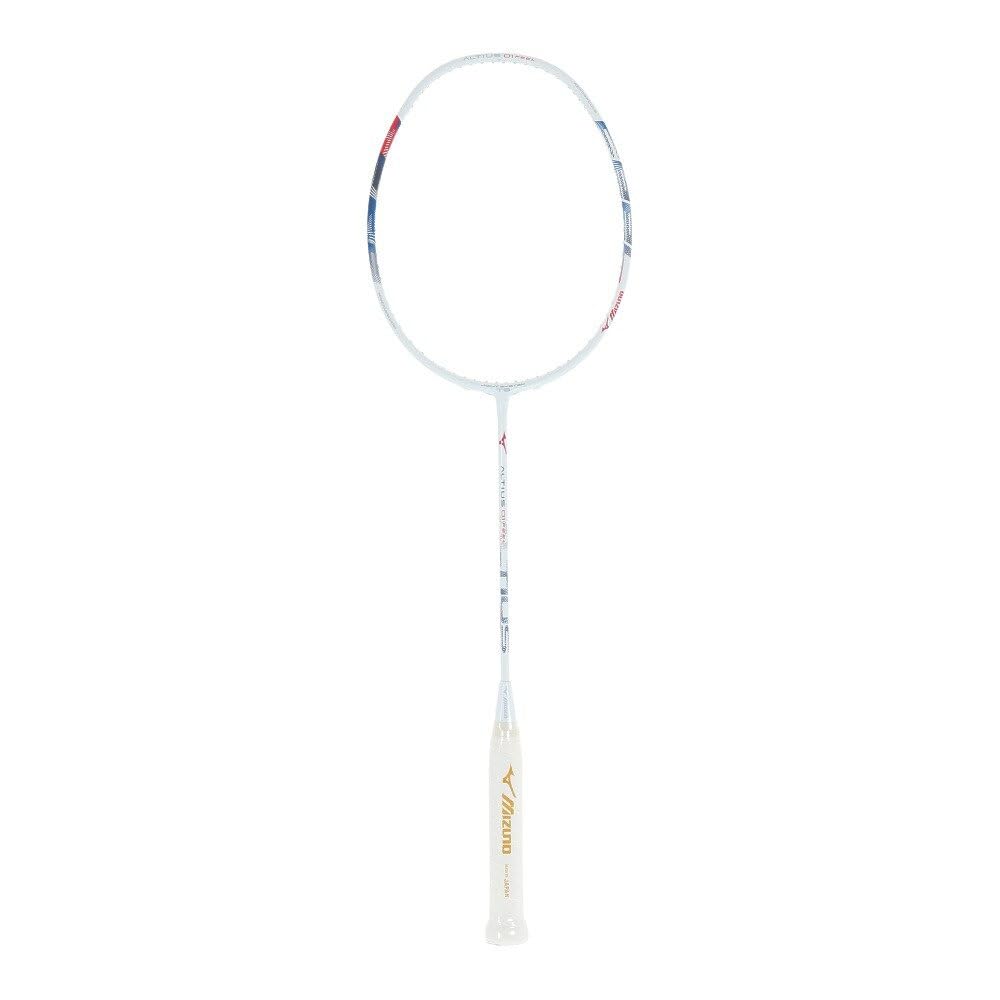 Mizuno Altius 01 FEEL Бадминтон 73JTB20162 x и Ракетка, (Белый Красный, 3U5, Мужской Женский)