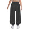 Unisex Martial Arts Kung Fu Uniform Tai Chi Wing Chun Outfit Elastic Waistband Solid Pants