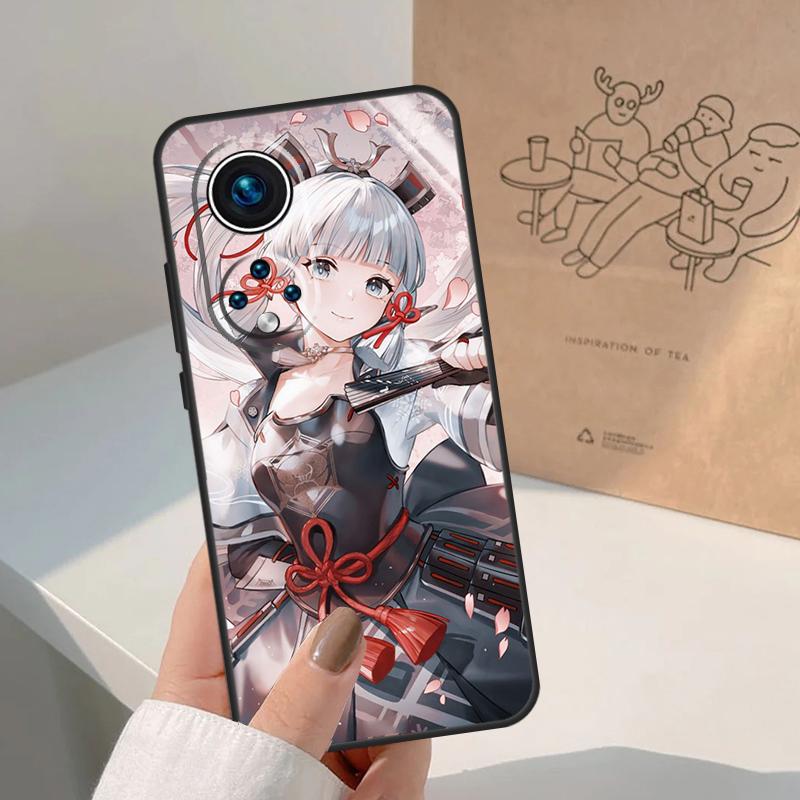 Genshin Impact Камисато Аяка Для Huawei P20 P30 P40 P60 Pro P Smart Nova 9 5T Honor 70 90 50 Magic5 Lite X7a X9a X8a Чехол
