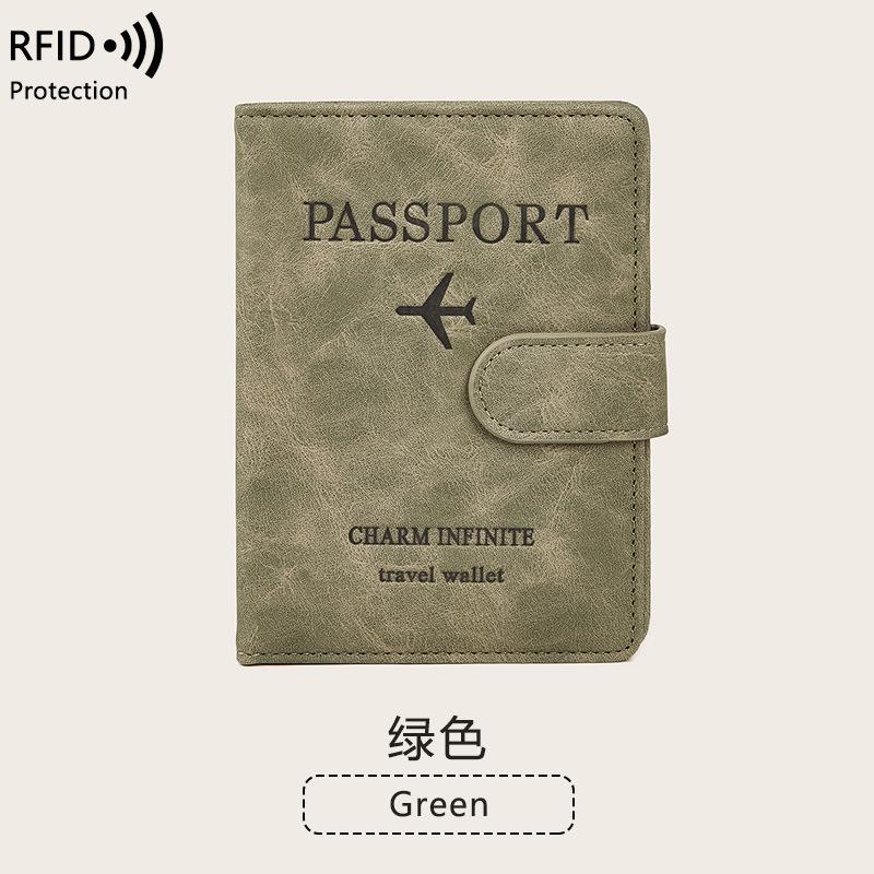 Новая противокражная сумка-кошелек для паспорта с эффектом кожи, многофункциональная портативная сумка для документов, дорожный держатель для паспорта