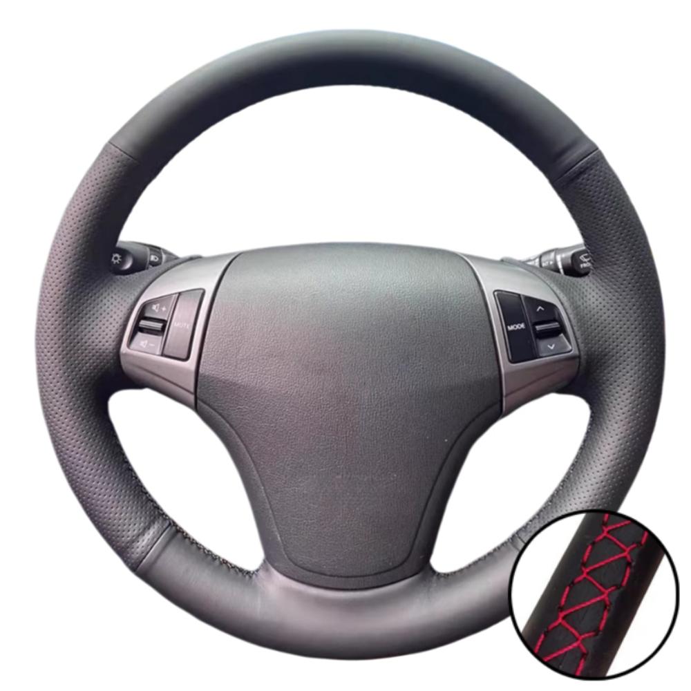 Auto Interior Accessories Hand Stitched Non-slip Artificial Leather 2008 - 2010 Steering Wheel Cover For Hyundai Elantra