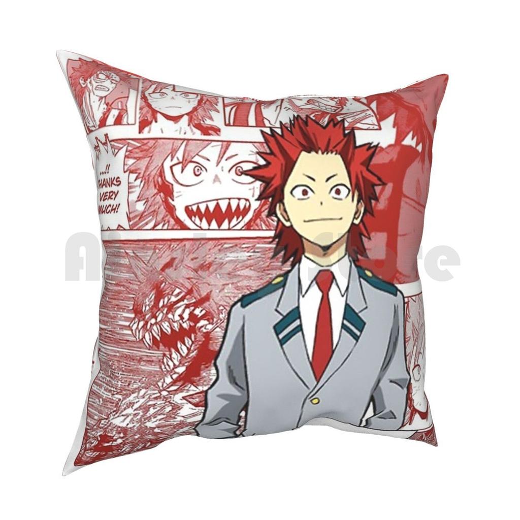 Eijiro Kirishima Pillow Case Printed Home Soft Throw Pillow Eijiro Kirishima Fashion New York Pattern London Paris