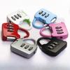 Metal Mini 3 Digit Dial Password Lock Combination Code Padlock Travel Suitcase Diary Protector Security Tool Locker Case Supply
