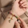 Elastic Rope Orchid Flower  Bracelet Tassel Women Bangle Colorful Beads Bracelet  Summer