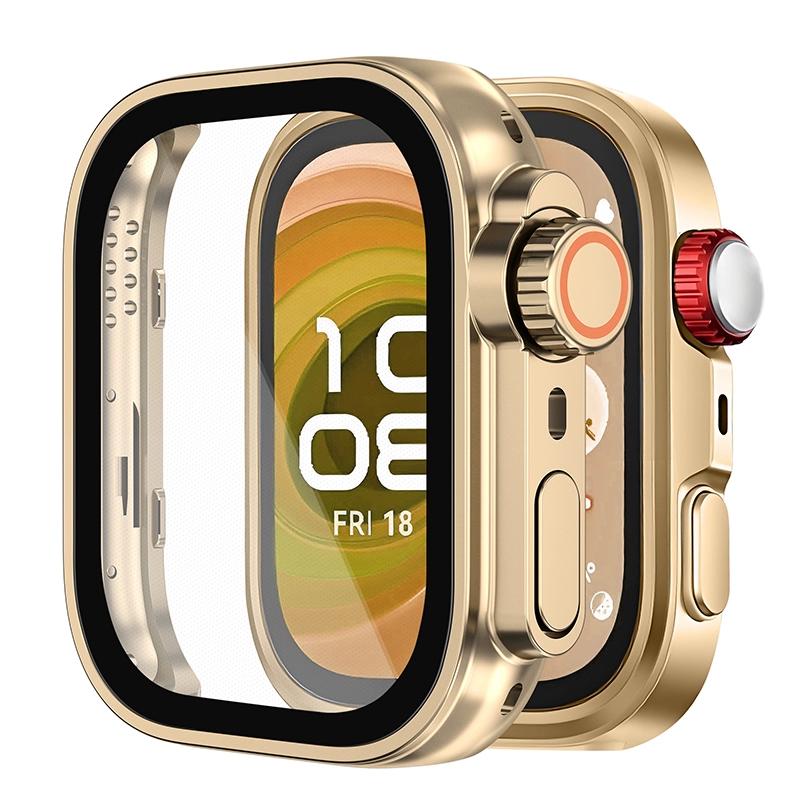 Чехол для Huawei watch Fit 4 Pro Защитная пленка для экрана Бампер Рамка Закаленное Стекло+ПК Изменить на Ультра Чехол для huawei watch fit 3 4