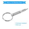 316 Stainless Steel Quick Release Pin Bimini Top Pin Used Length 1.61", Overall Length 2 ", Diameter 0.31 ", Marine Hardware