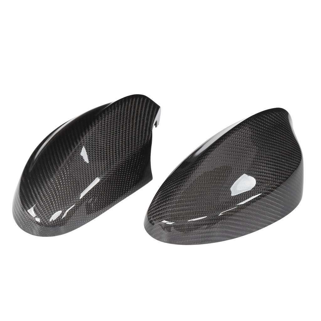 Pair of Rearview Side Mirror Cover Cap Carbon Fiber Replacement for 3 Series E90 PreLCI 20052008