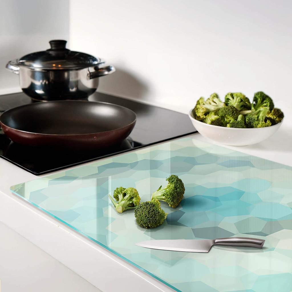 Kitchen Multifunctional Decorative Board Tempered Abstract 80x52 cm