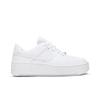 Nike Womens Air Force 1 Sage Low 'Triple White' (women's sizes) White / White-White Skate Shoes AR5339 100