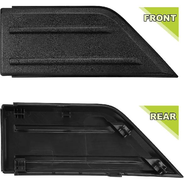 2Pcs F150 Front Bumper Repair Guards Pads Cover Ert Cap Compatible With Ford F-150   , Replace# ML3Z-17E810-AA ML3Z-17E811-AA For Left & Right Side