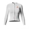 Womens Cycling Long Sleeve Jersey Coolmax Moisture Wicking Slim Fit Road Bike Top Outdoor Sport