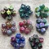 Polyhedral Multi-Color Game Dice 7pcs/set for DND Table Board Roll Playing Games