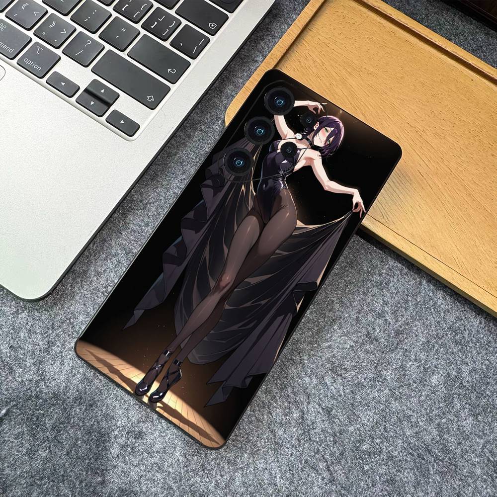 Чехол для телефона Chainsaw Man The Movie Арка Резе Для Samsung S 24 fe 25 Ultra plus 20 lite 21 30 22 23 24 22 Ultra 5G Fundas