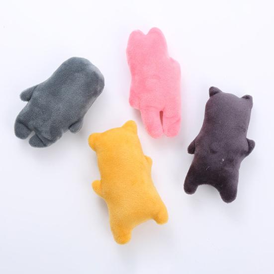 Игрушка для кошки, устойчивая к укусам, мягкая, в форме мультяшного кролика, дразнилка для котенка, игрушка с кошачьей мятой, товары для домашних животных
