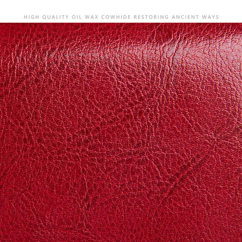 Женский кошелек, длинный масляный воск, натуральная кожа, тройной кошелек большой емкости в стиле ретро