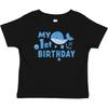 Inktastic Nautical My 1st Birthday With Blue Whale And Anchor Baby T-Shirt 1 One