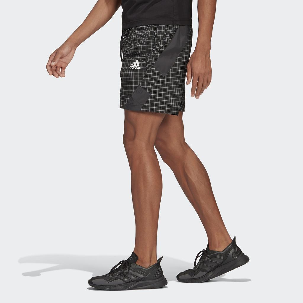 adidas Мужские спортивные шорты M Primeblue Sh с вставками, черные, GM6512