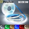 COB LED Strip Light High Density Linear Lighting 320/480Leds/m Flexible Tape Warm Natural White Red Blue Green Decor DC12 24V