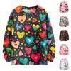 Happy Valentine's Day Sweatshirts For Women Knit Sweater Cute Shirt Fall Crewneck Pullover Tops