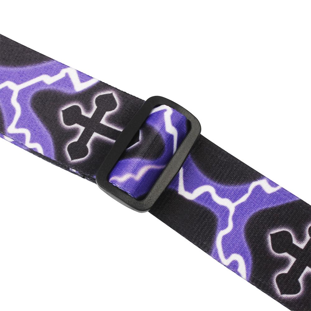 IRIN Guitar Strap Adjustable Polyester Belt PU Leather Ends for Acoustic Folk Classic Electric Guitar Bass