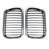 Car Front Grille Durable Pair Front Kidney Style Grille Grill For E36 3 Series M3 1997-1999 Practical Silver Grille Car Part
