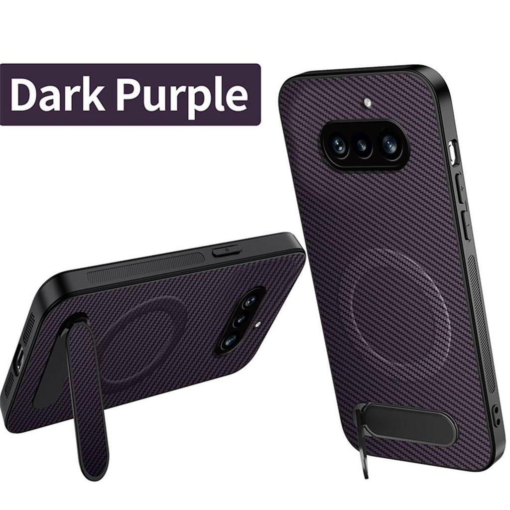Чехол для телефона Nothing Phone 4a с текстурированным ТПУ и подставкой с регулируемым углом наклона, скрытая подставка, многоугольный обзор, ударопрочный, мягкий защитный чехол