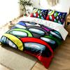 Imposter 3pc Duvet Cover Set Simple Modern Bedding Set Wrinkle Resistant Soft Fabric All Season Use a perfect gift