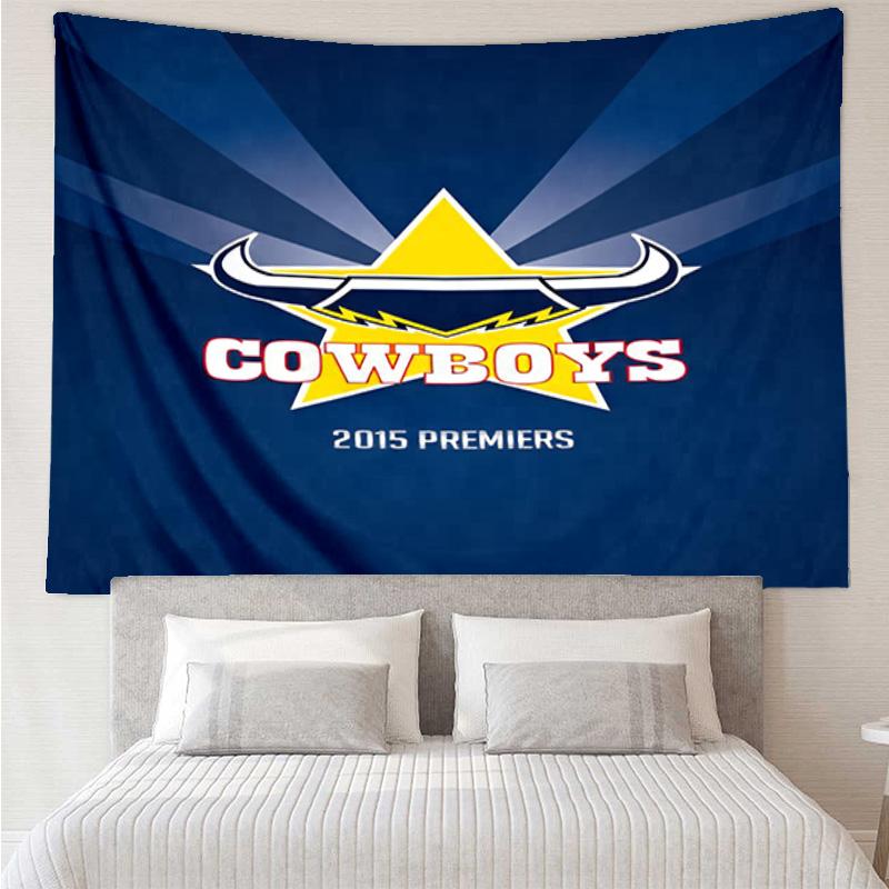 North Queensland Rugby Tapestry Room Decoration Wall Hanging for Living Room Bedroom, dormitory, Birthday and Christmas gifts