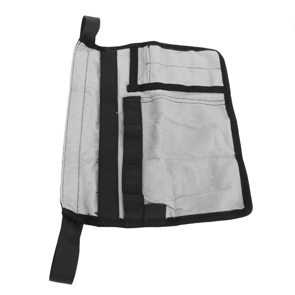 Heavy-Duty Tool Waist Apron Adjustable Strap Work Apron Belt Multi-Pocket Tool Pouch Outdoor Use