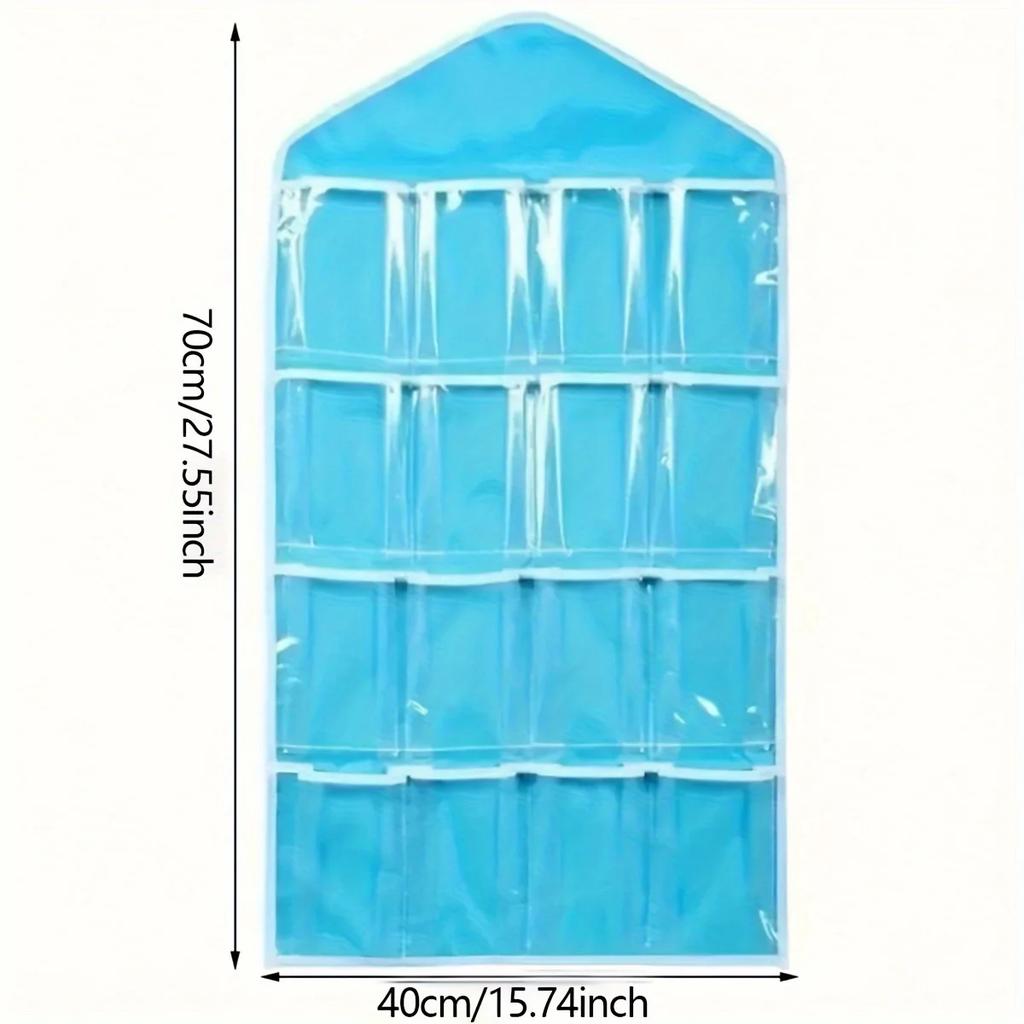 1 шт.-Подвесная сумка для хранения, Многоячеечная полиэстеровая сумка для хранения носков для дома