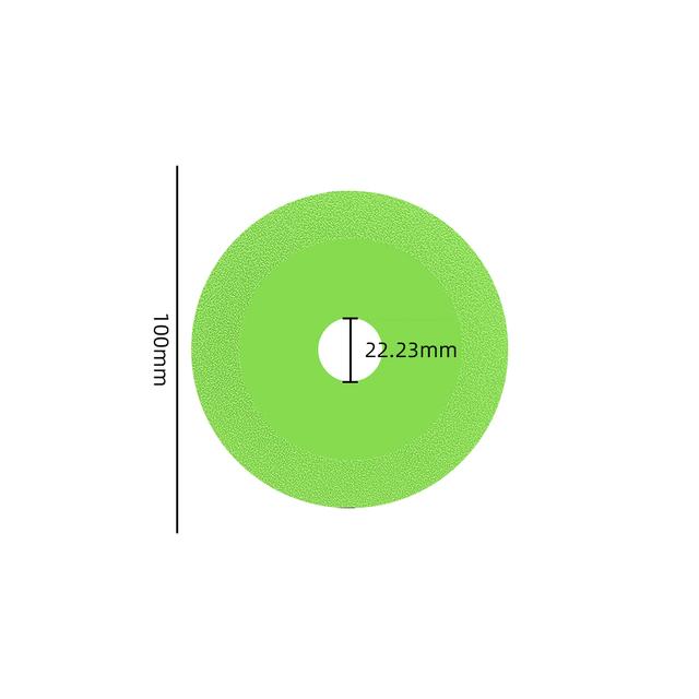 Диск для резки стекла 100/115/125 X22.23 мм, алмазный пильный диск для мрамора, керамическая плитка, нефрит, специальное полирующее режущее лезвие, острая пайка
