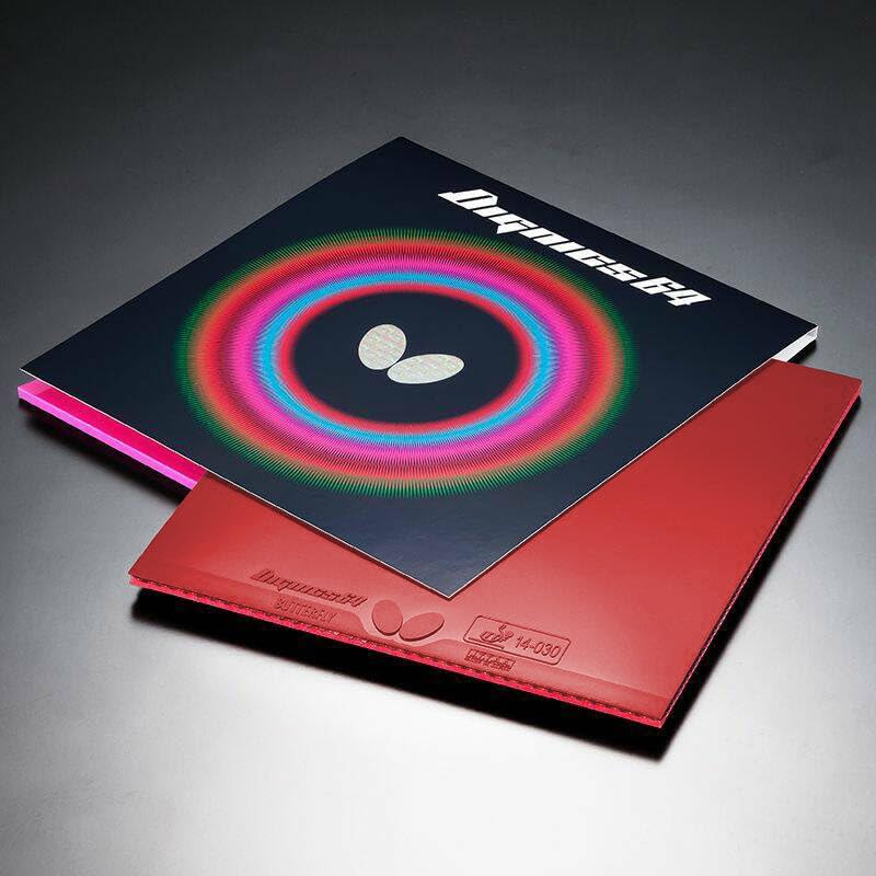 Butterfly Dignics 64 Table Tennis Inverted High 06060 Rubber, Soft, Tension, Red, Thick,