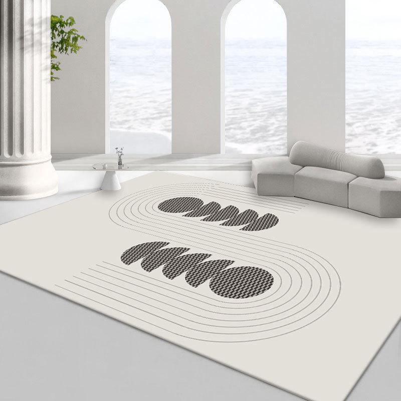 Nordic Wabi-Sabi Style Minimalist Luxury Carpet for Living Room & Bedroom