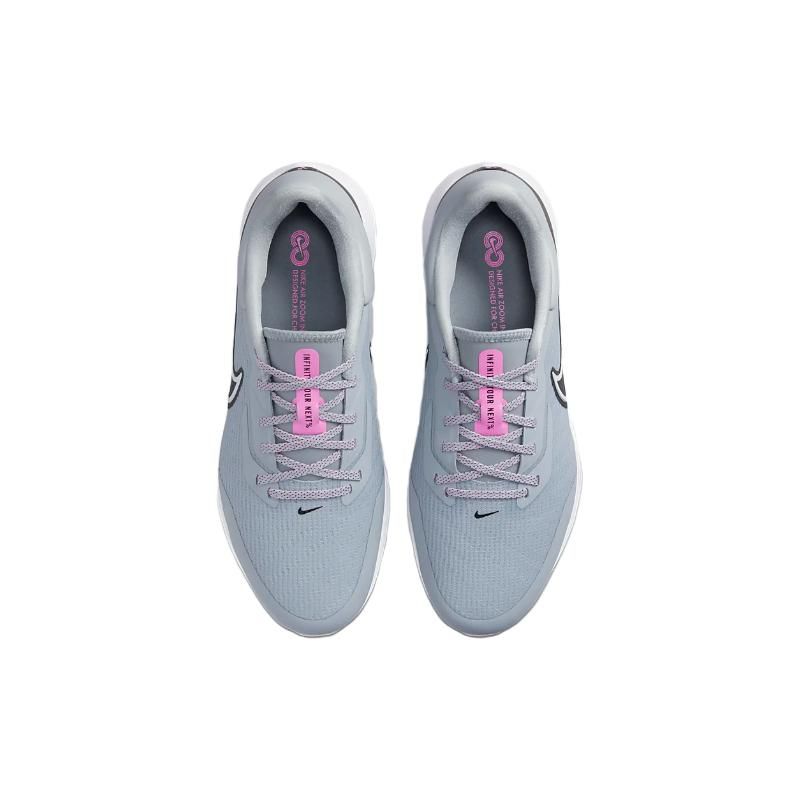 Nike Кроссовки унисекс Air Zoom Infinity Tour NEXT% Wide Wolf Grey Pink Spell Cool-серый черный DM8446-060