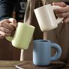 Кремовая ветровая цветная керамическая кружка Высокоценная кружка для воды Домашняя парная кружка Кофейная кружка Кружка для молока Кружка для девочки