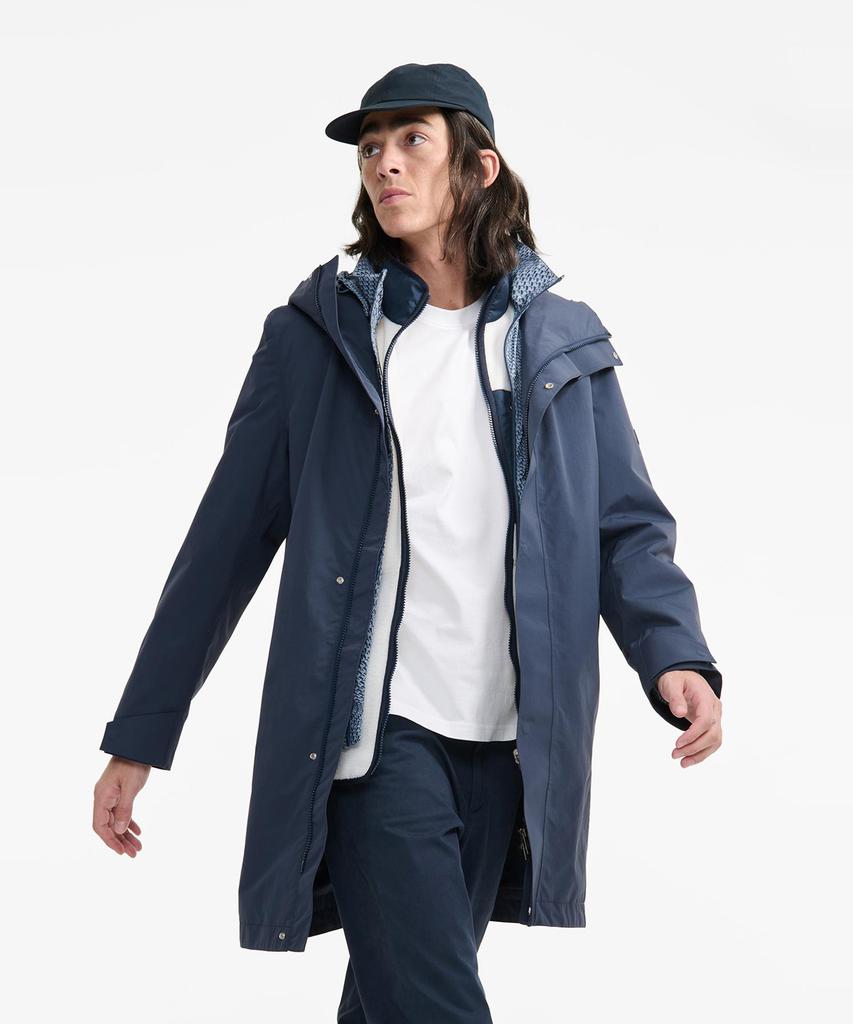 Aigle Men'S Mtd Long Hooded Jacket Ais25Mout008Emp