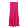 Fashion Kaslead Women's Silk Satin Skirt