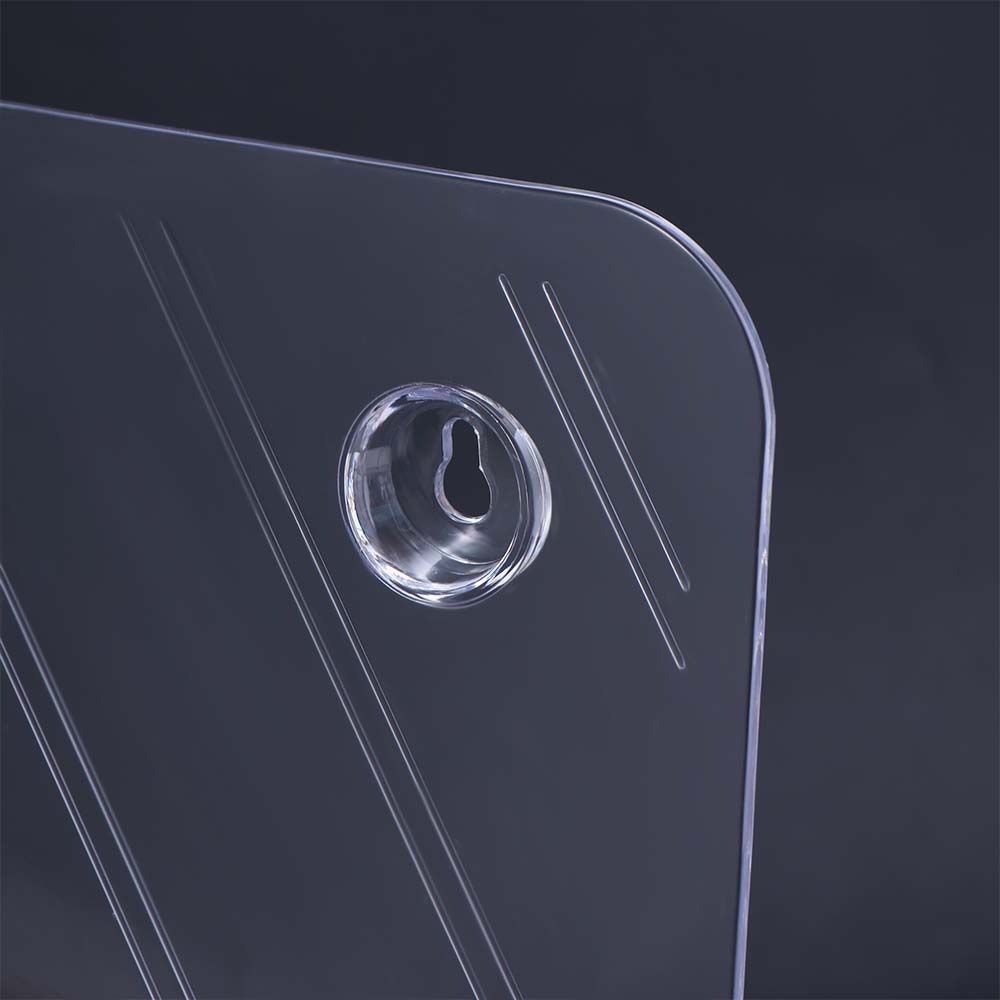 Multifunction A4 Size Brochure Holder Plastic Non-slip Filing Magazine Rack Modern Style Clear Flyer Display Stand Bookcase