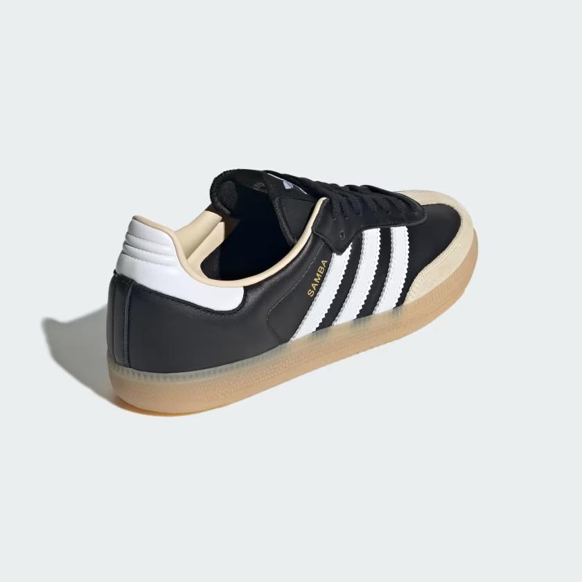 JS3832 adidas Originals Samba OG Черный Core Белый Cloud Белый Резина (Мужской)