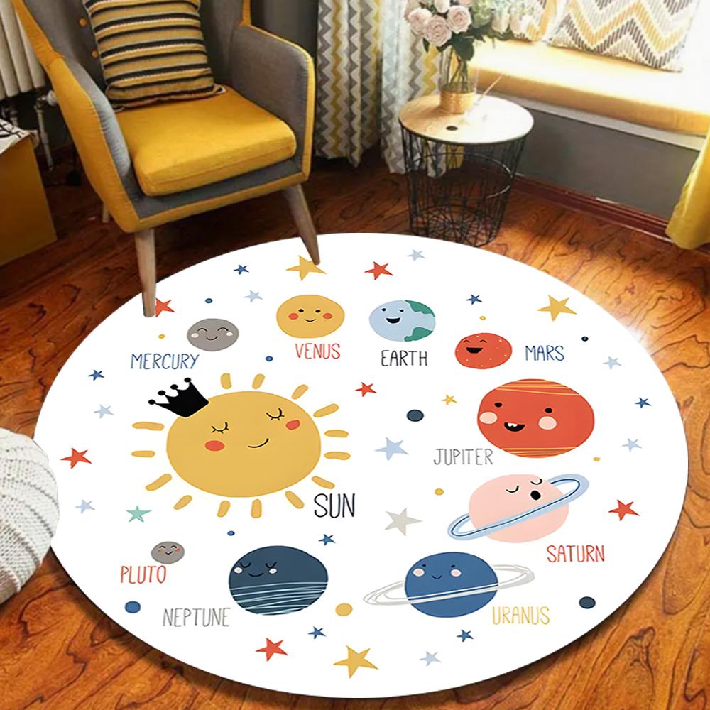 Round Bear Rug, Cabin House Rug, Bear Rug, Bear Carpet, Cabin Nature Animals Round Rug, Bear Round Rug, Round Wildlife Rug