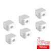 6PCS Magnetic Cable Clips Cable Organizer Adjustable Cord Holder Under Desk Cable Management Wire Keeper Cable Organizer Holder